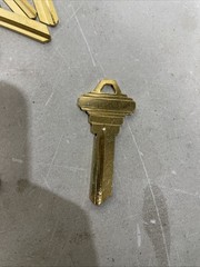 46 PACK Brass Finish Uncut Key Blanks SC4 (6SH1) Blank Keys 6 Pin