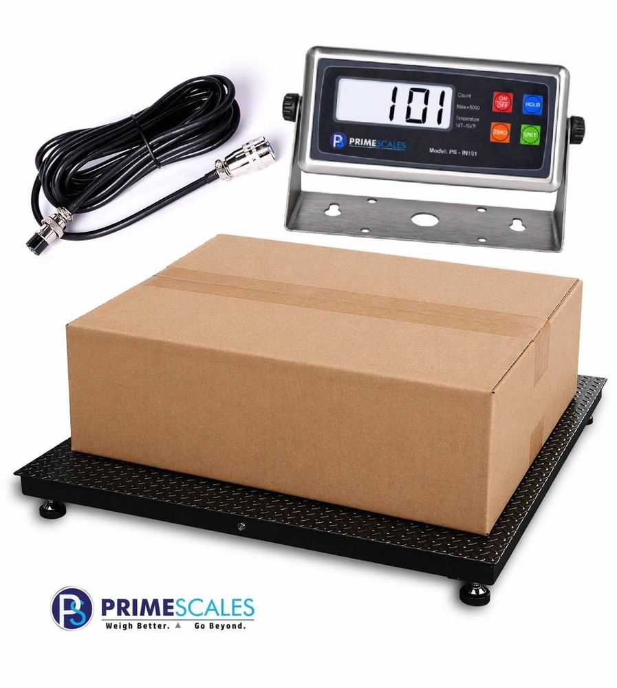 Pallet Scale 5 Year Warranty 5’x5′ Heavy Duty 60″ x 60″ Floor Scale 10,000 lb
