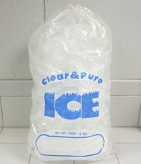 CLEAR & PURE ICE 8 LB DRAWSTRING ICE BAGS *100 COUNT*