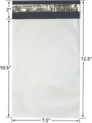 1000 Pack 7.5″x10.5″ Inches Poly Mailers Bags Self Adhesive Shipping Bags