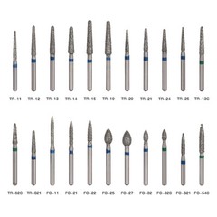 Dental Tungsten Steel Carbide Cutting Burs for High Speed Handpiece FG1-FG1958
