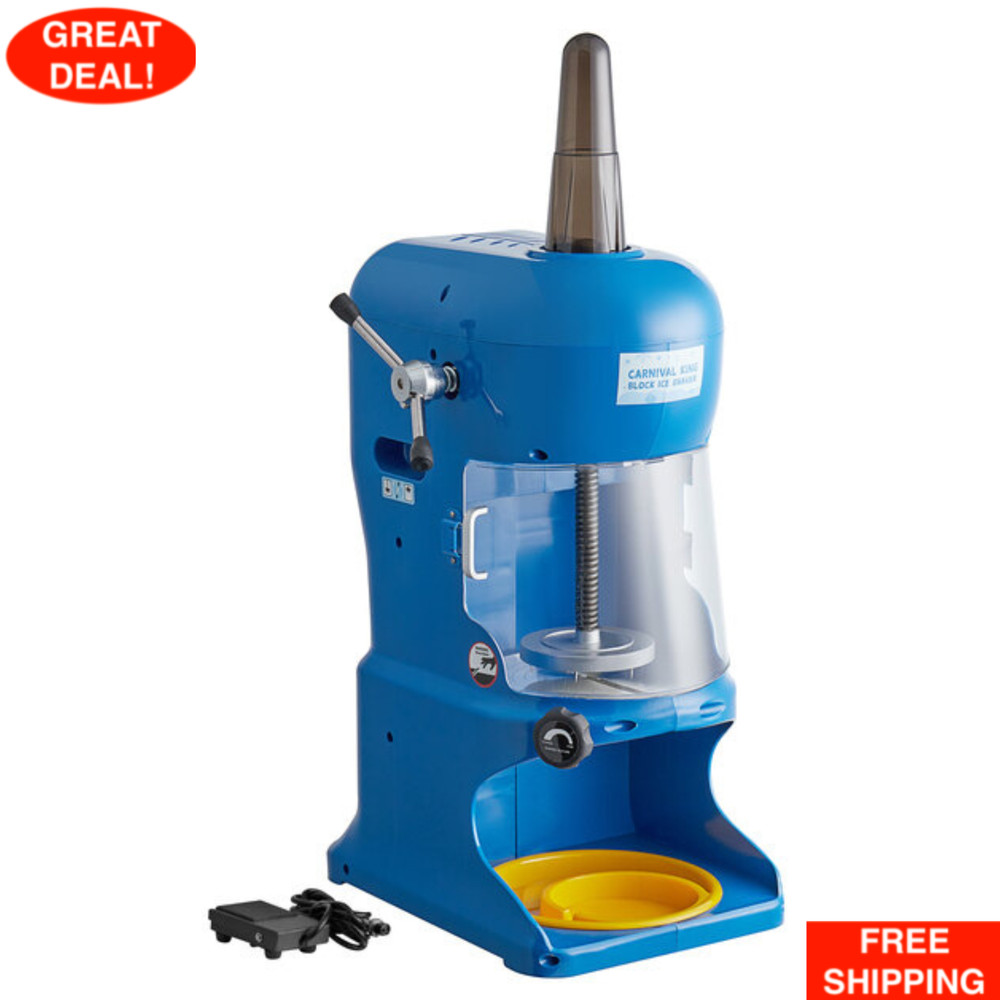 Commercial Ice Cub Shaved Ice Machine Premium Quality Ice Shaver Snow Cone Maker