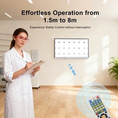 Frameless 21.5-inch LCD optometer vision test projector display for eye exams