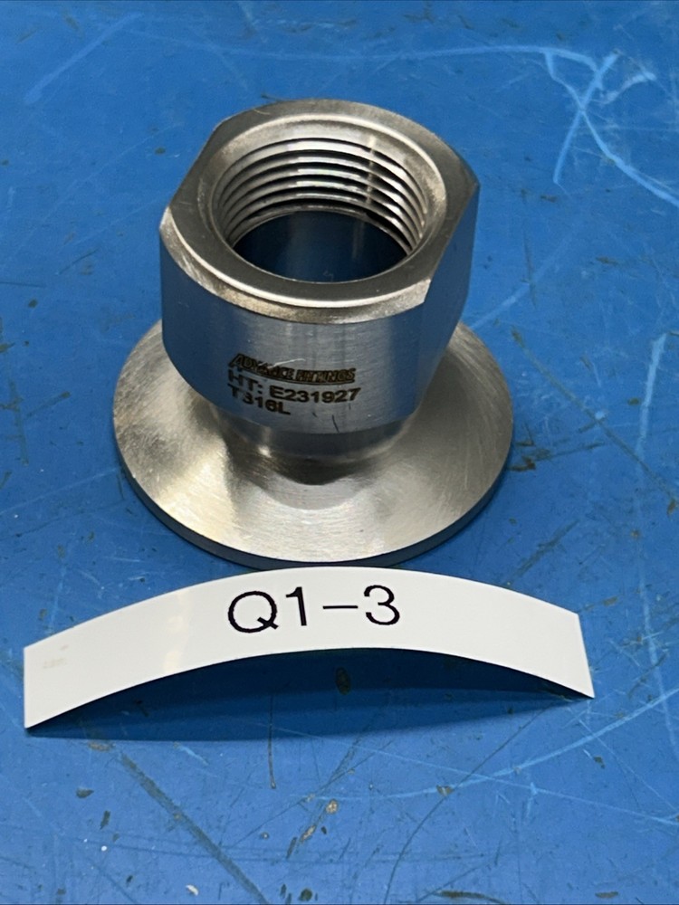 Advance Fittings A22MP-1x.75-PL-316L ADPT CL X FNPT NNB Fast Shipping+ Warranty