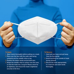 RightCare KN95 Protective Face Mask (Non-Medical), 99% Filter Efficiency 10 Pack