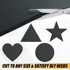 Neoprene Foam Rubber Sheet with Adhesive, 1/4″ Thick X 12″ X 54″ – DIY Padding,