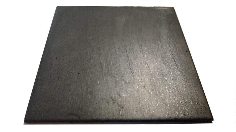 4 Pieces 5in x 5in x 1/4in Steel Flat Plate (0.25in Thick)