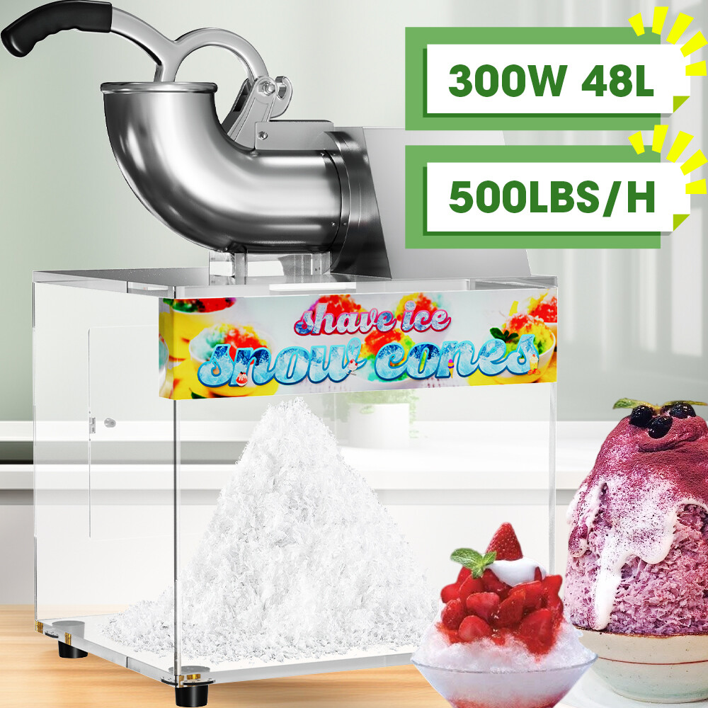 Commercial Ice Cub Shaved Ice Machine Premium Quality Ice Shaver Snow Cone Maker