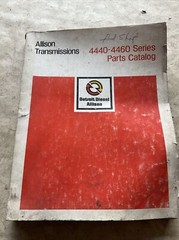 Allison Transmissions 4440, 4460, 4465 Powershit Models Parts Manual