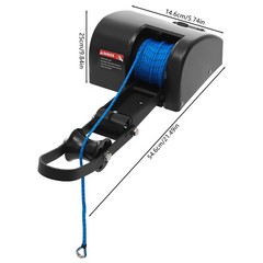 Boat Marine Electric Anchor Winch 65 ft/min 35LBS Boat Winch with Remote Control