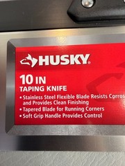 Lot of 2 Husky Taping Knife Stainless Steel Drywall Taping Knife 10 Inches New