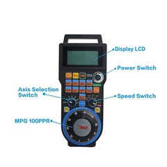 【US】4 Axis Electronic Wireless Handwheel Manual Control CNC Mach3 USB Handle MPG