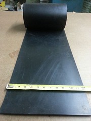 NEOPRENE RUBBER 1/8 THK X 12″ WIDE x 10 ft LONG FREE SHIPPING