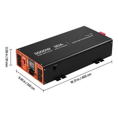 Uimoso 3000W Sump Pump Backup System with LCD Pure Sine Wave Inverter