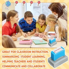Teacher Stamps Self Inking Teacher Grading Stamps Checkbox for ClassroomPleas…
