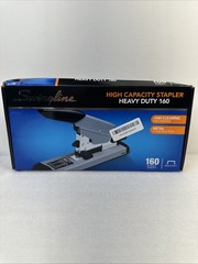 Swingline Heavy Duty Stapler, 160 Sheet Capacity, Jam Free, 160, Black/Gray