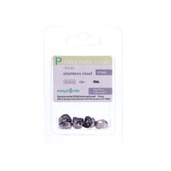 5/48/96pc Dental Kids Adult Crown Stainless Steel Primary Molar Crowns EASYINSMI