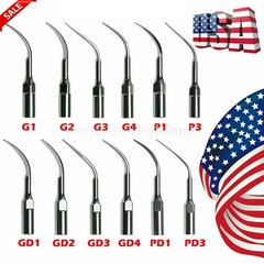 5× Dental Ultrasonic Piezo Scaler Tips fit Woodpecker EMS DTE SATELEC Handpiece