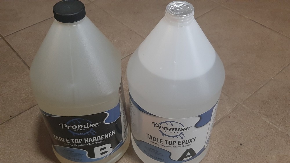 Promise Table Top Epoxy 2 Gallon Kit of Clear Resin and Hardener