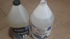 Promise Table Top Epoxy 2 Gallon Kit of Clear Resin and Hardener