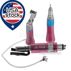 Dental High Low Speed Handpieces 4 Hole Air Turbine Kit NSK Pana Max Style Pink