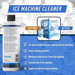 16oz Ice Machine Maintenance Solution – Universal Descaler for Crisp, Pure Ice