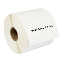 1 Roll 3×2 Direct Thermal FREEZER Comprable to Zebra, Rollo 750 Labels each