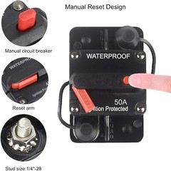 300A AMP Circuit Breaker Fuse Reset 12V-48V DC Car Boat Auto Waterproof