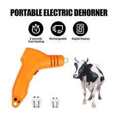 Portable Electric Dehorner Fast Heating Dehorning Tool 3/4 Tip for Cattle Goat