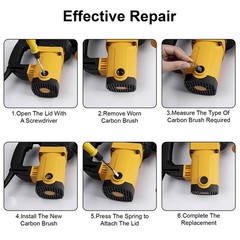 105x 15 Sizes Electric Motor Graphite Carbon Brushes Accessories For Power Tool