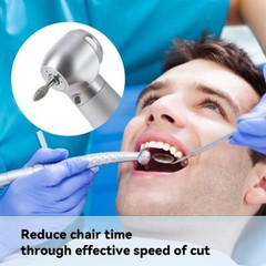 AZDENT Dental Diamond Zirconia Cutting Burs for High Speed Handpiece FG 1.6mm