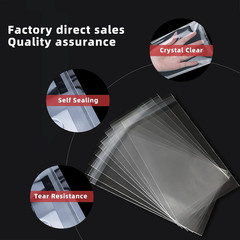 Self Sealing Cellophane Bags, Clear Resealable Bags for Packaging Shirt, 10×14 i