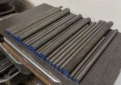 1144 Steel Round Bar Lot – Cold Drawn & Hot Rolled – 25 Pcs, 18.65 lbs