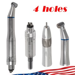 NSK Style Dental Slow Speed Handpiece E-Type Inner Water Spray 4-Hole Air Motor