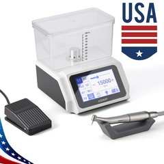 AZDENT Dental LED Electric Micro Motor Brushless / 1:5 /1:1 LED Contra Angle USA
