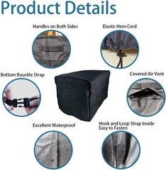 Waterproof Generator Cover 38 x 28 x 30 inch, for Most Generators 5500-15000 …