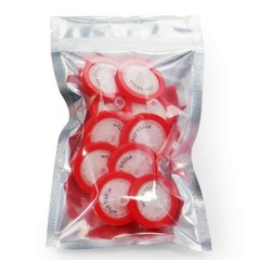 PTFE Membrane Syringe Filters 13mm 0.45 m HPLC Filtration Lab Red Wheel