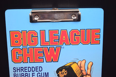 Big League Chew Clipboard 2012 Shredded Bubble Gum Wicked Cow iscream shop