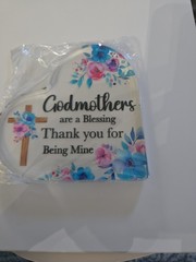 Godmother Gifts from Godchild Godmothers Are a Blessing Thank You for Being Mine