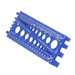 Nut Bolt Thread Gauge Checker M3 to M22 Metric and #4 to 3/4 Imperial Sizes Bolt