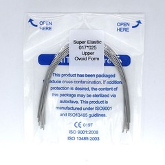 100×Dental Orthodontic Super Elastic Ni-Ti Arch Rectangular Wire Oval 17×25Upper