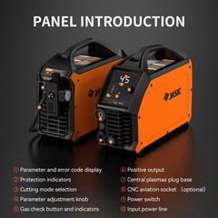 JASIC TIG Welder + Plasma Cutter PFC Welding/Cutting Machine for 95-265V Voltage