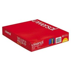 Universal Pressboard Classification Folders, Letter, Six-Section, Cobalt Blue,