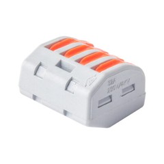20PCS Lever-Nut 4 Conductor Compact Wire Connector PCT-214 Terminal Block