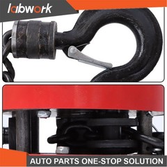 Labwork 2200lbs/1 Ton 8FT/2.4m Lift Manual Hoist G80 Chain w/ 2 Heavy Duty Hooks