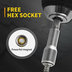 Metal Roofing Screws #10 x 1-1/2″ 300PCS Hex Head Rubber Washer Silver