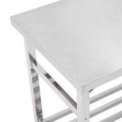 Folding Work Table Heavy Duty Stainless Steel for Kitchen Dining Restaurant