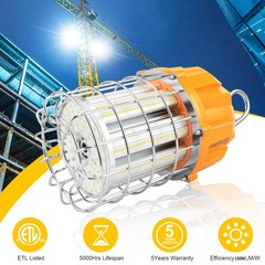 10Pack 60W LED Temporary Work Light Portable Construction Jobsite Lights 12000Lm
