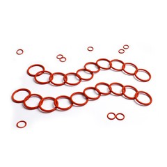 Silicone Rubber O Rings Metric Food Grade 1mm Cross Section 1-48mm ID,3-50mm OD