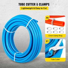 2 Rolls 1/2″ x 300ft PEX Tubing for Potable Water Combo O2 Barrier